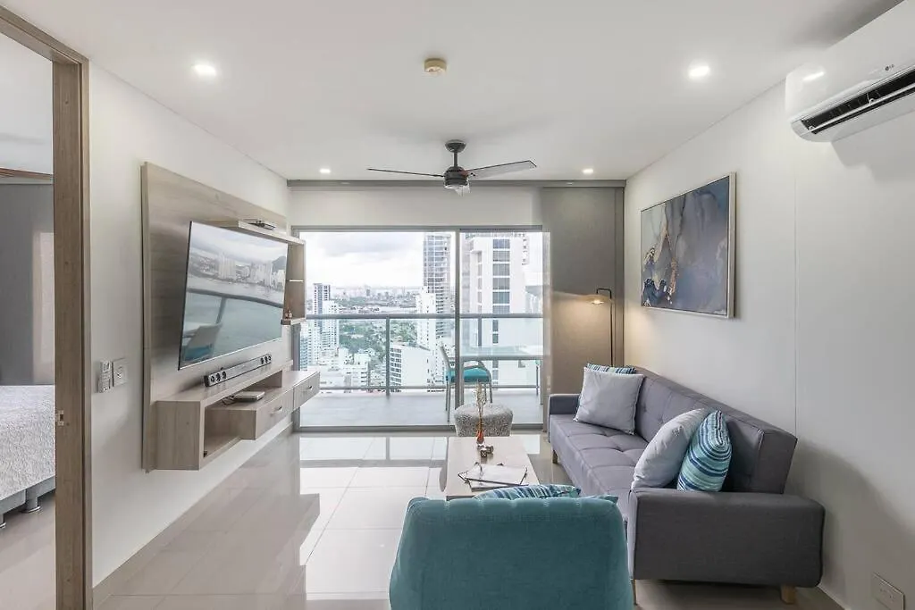 Apartment With Beautiful View In Infinitum 0*, Cartagena Colombia